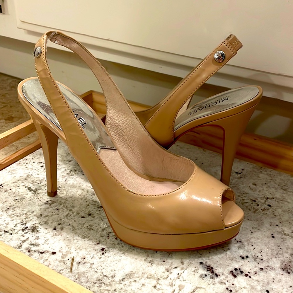 Nude Michael Kors Platforms